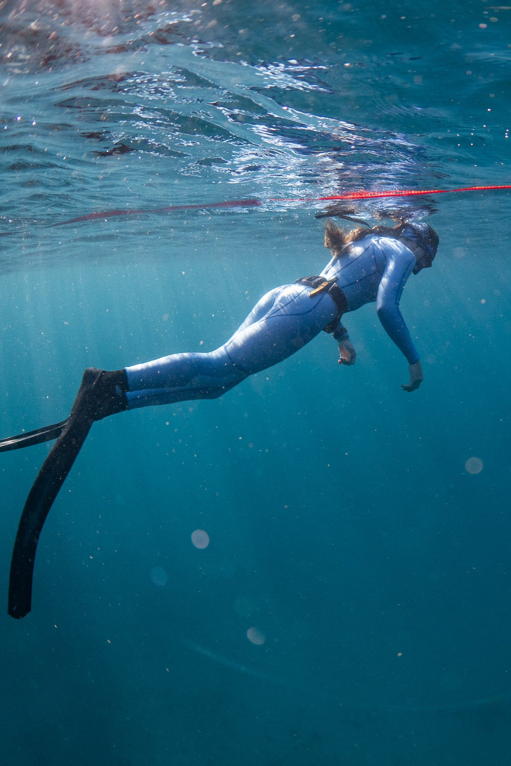 SECONDS- Back Zip Steamer Wetsuit- 2mm Sapphire Blue