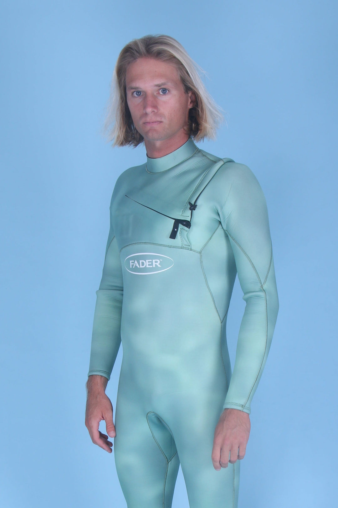 Chest-Zip Steamer Wetsuit- 2.5mm Emerald Green