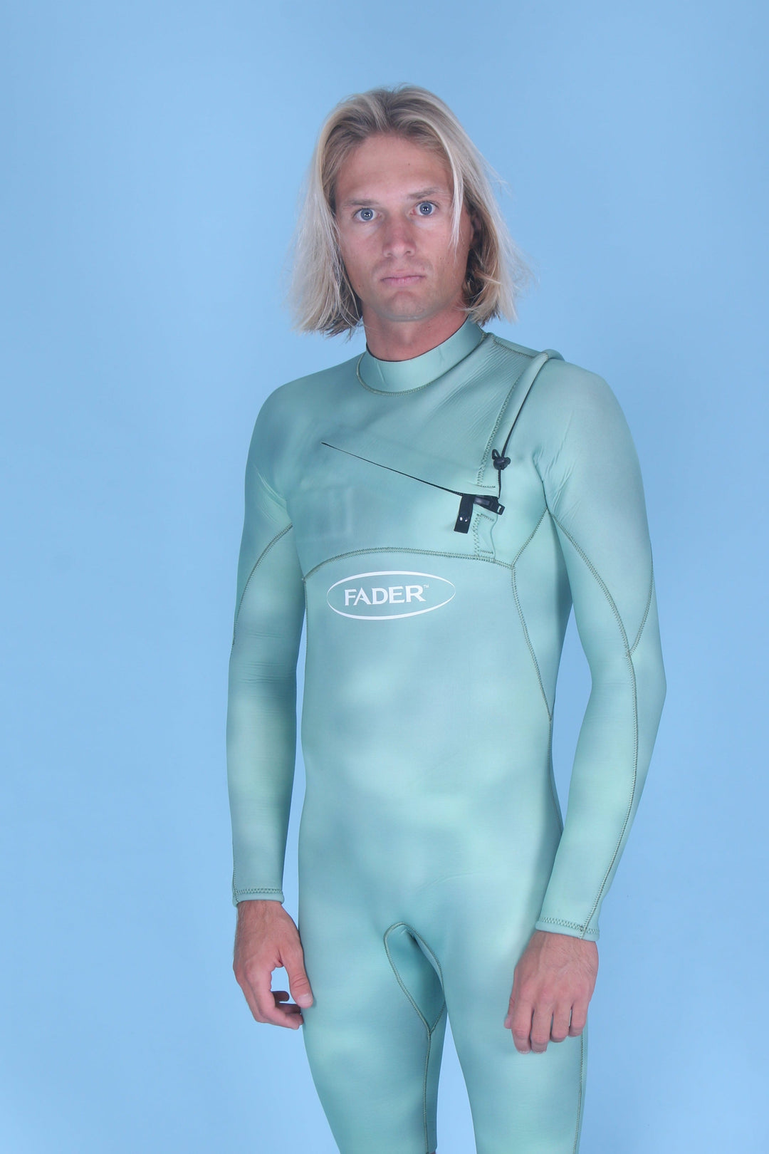 Chest-Zip Steamer Wetsuit- 2.5mm Emerald Green