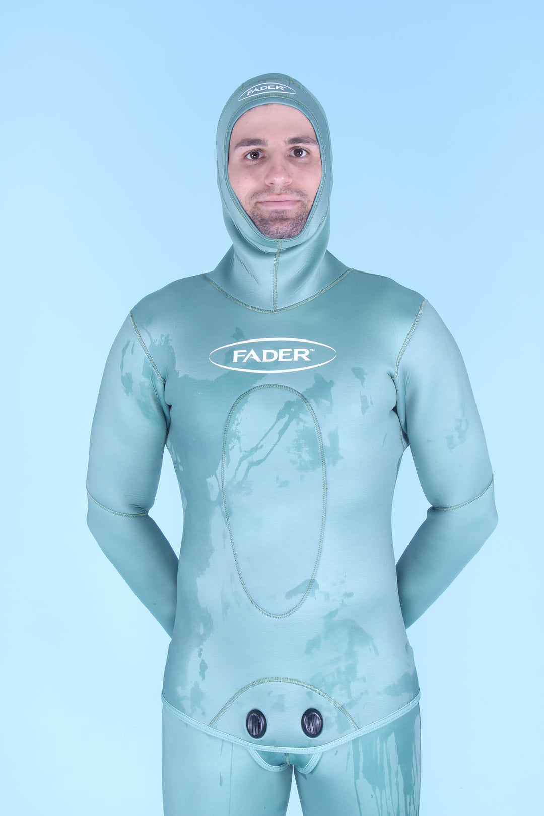 Open Cell 2-Piece Dive Wetsuit- Emerald Green