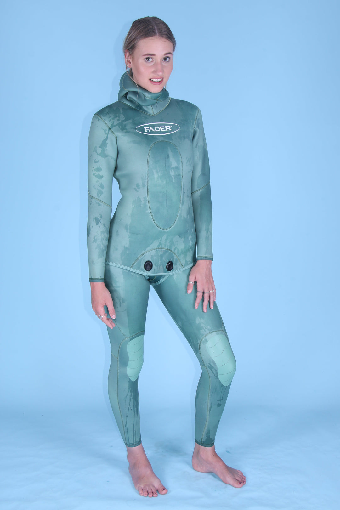 Open Cell 2-Piece Wetsuit- Emerald Green