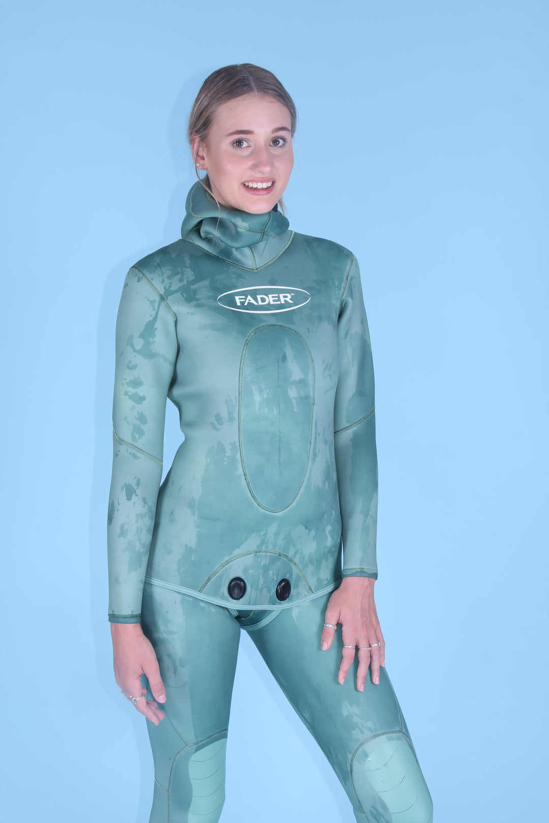 Open Cell 2-Piece Wetsuit- Emerald Green