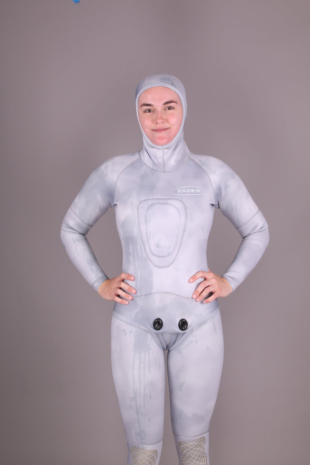 Open Cell 2-Piece Wetsuit- 3mm Pearl Grey