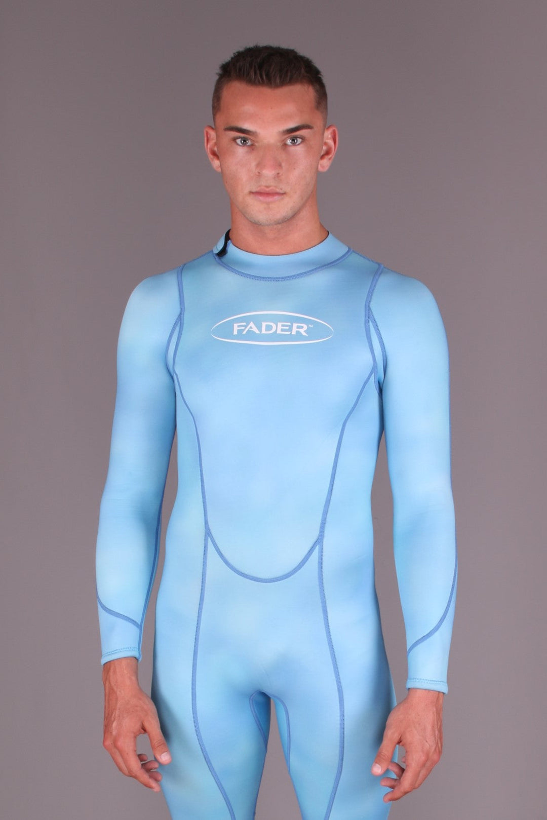 Back-Zip Steamer Wetsuit- 3/2.5mm Sapphire Blue