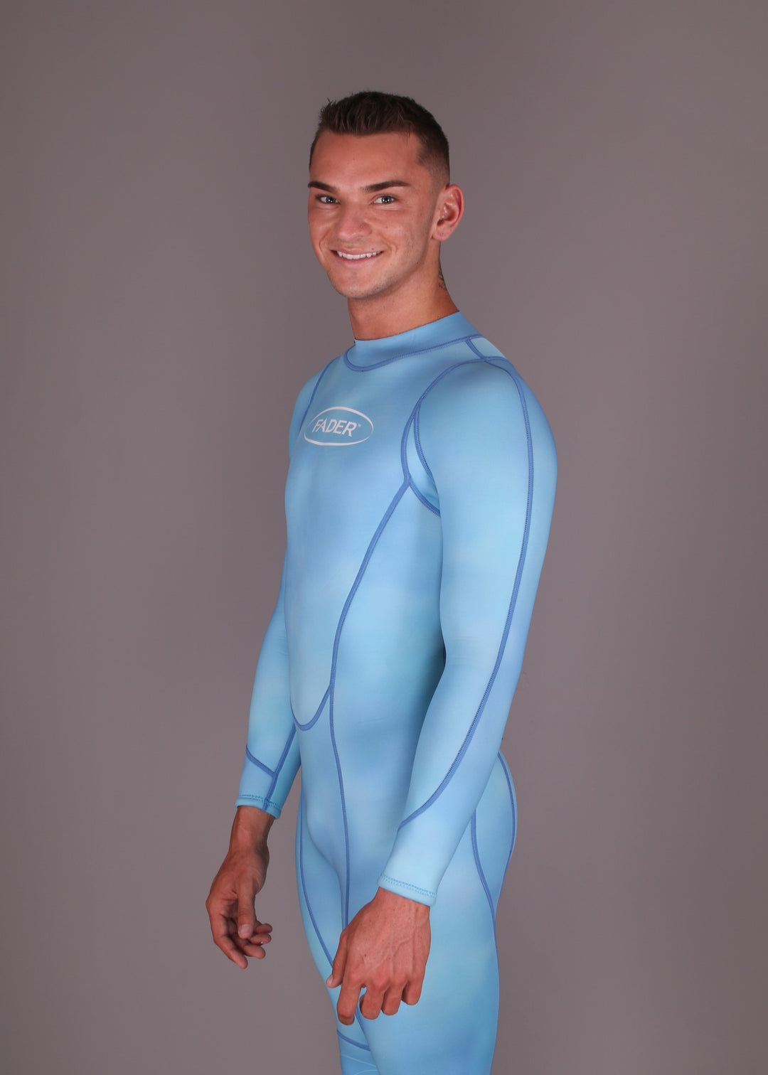 Back-Zip Steamer Wetsuit- 3/2.5mm Sapphire Blue