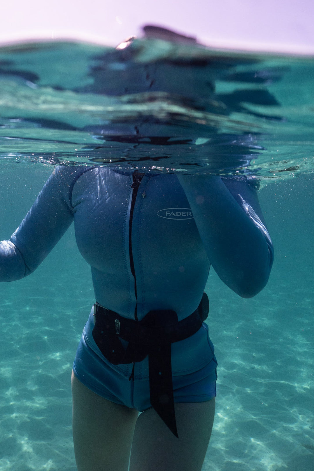 Unisex Wetsuit Jacket- 2mm Sapphire Blue